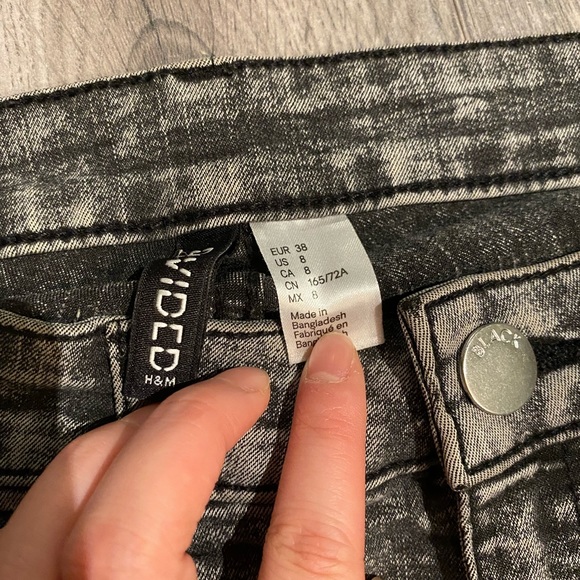 Black and white skinny jeans - Picture 4 of 4